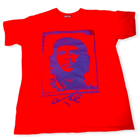 RED ERNESTO "CHE" GUEVARA T-SHIRT - Picture 1 of 10